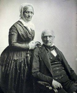 circa 1850 couple S&Hawes